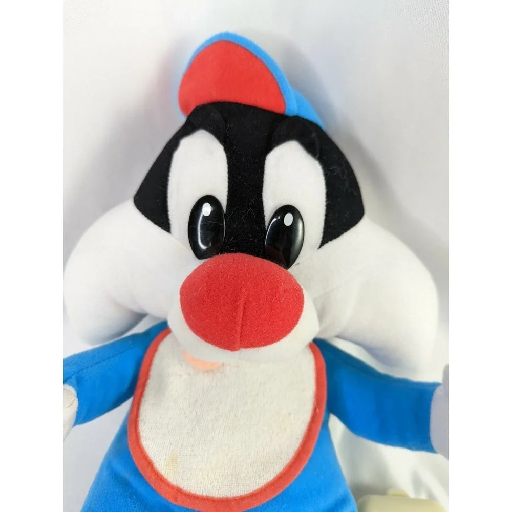 Tyco‎ Talking Baby Sylvester Cat Plush 15 Inch 1996 Stuffed Animal Toy